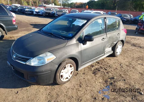 2010 Nissan Versa S/Sl из США, поврежденный, VIN 3N1BC1CP2AL388466